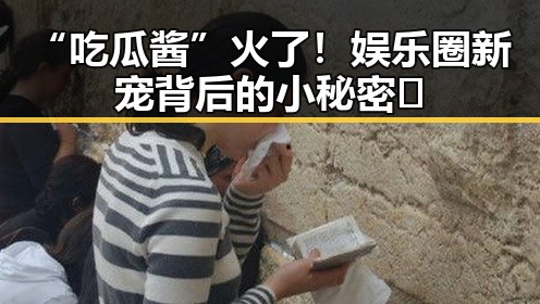 “吃瓜酱”火了！娱乐圈新宠背后的小秘密🤫